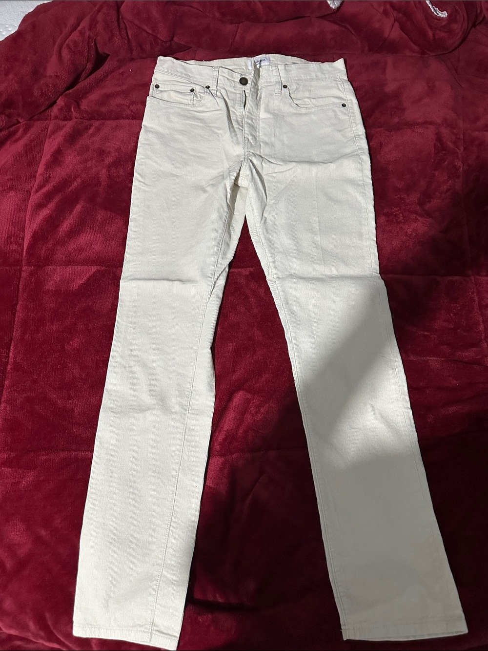 Goodfellow & Co Cream Corduroy Men's Pants